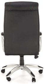 Scaun de birou Thomas piele ecologica negru H122 cm