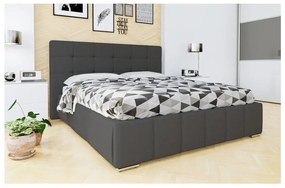Pat matrimonial180 cm Kendrick (piele ecologică Soft 020). 1058293