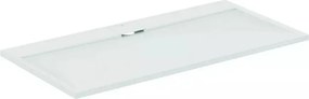 Cadita de dus dreptunghiulara Ideal Standard i.life Ultra Flat S alb pur 160x80 cm