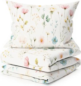 Lenjerie de pat din bumbac PETALUNE POLY crem Dimensiune lenjerie de pat: 2 buc 70 x 90 cm | 200 x 220 cm