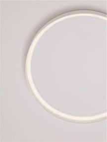 Plafoniera circulara aluminiu alb LED CCT LUMIA 60cm