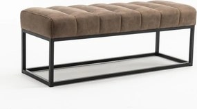 Bancheta tapitata Petit Beaute 110cm, taupe