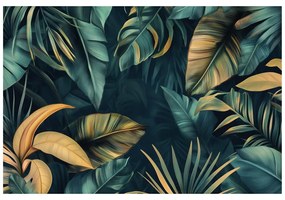 Tapet autoadeziv frunze de palmier și banană