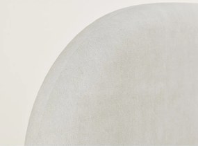 Pat matrimonial crem tapițat cu spațiu de depozitare cu somieră 180x200 cm Maumere – Maison de Rêve