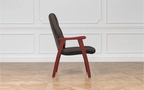 Scaun lemn masiv de conferința Toronto Personalizabil, 62 × 70 × 101 cm - Maro