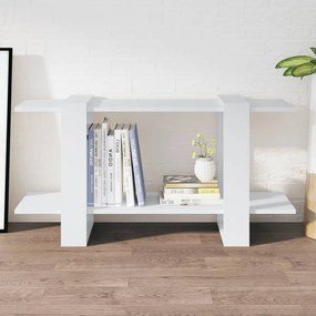 vidaXL Bibliotecă, alb, 100x30x51 cm, lemn compozit