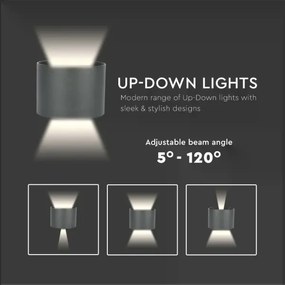 Aplică LED de exterior LED/6W/230V 3000K IP65 negru