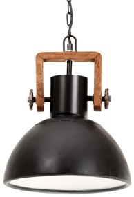 Lampa suspendata industriala, negru, 30 cm, 25 W, E27, rotund Negru,    30 cm, 1
