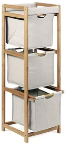 Raft din bambus, 3 sertare