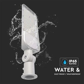 Lampă LED stradală SAMSUNG CHIP LED/100W/230V 6500K IP65 gri