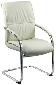 RESIGILAT - Scaun vizitatori OFF 8116 crem