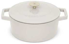 Oală din fontă emailată cu capac 24 cm, 4.35 L Berlinger Haus Sahara Collection BH 6528, ideală pentru friptură sau coacere lentă