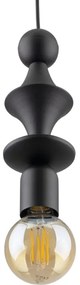 Lustră pe cablu TOWER 1xE27/15W/230V negru