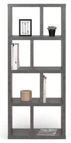 Bibliotecă gri cu aspect de beton 70x159 cm Berlin – TemaHome
