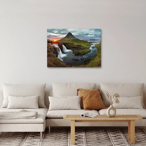 Tablou - Kirkjufell la apus (70x50 cm)