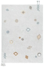 Covor pentru copii crem lavabil/țesut manual din bumbac 140x200 cm Kim – Lorena Canals