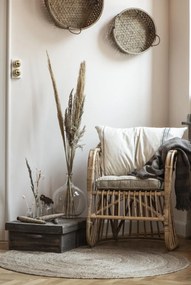 Covor din iuta ROUND NATURAL 120 cm