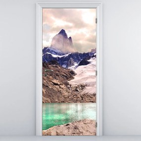 Fototapet pentru ușă - Lac de munte (95x205cm)