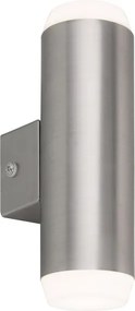 Aplică LED de exterior CATANIA 2xLED/4W/230V IP44 crom satinat Rabalux 8938