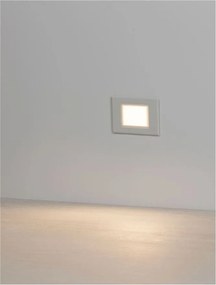 Spot LED incastrabil exterior, ambiental, IP65, RUDY alb