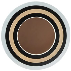 Rabalux TANELI 71314 - Plafonieră LED dimabilă, 56W, 230V, 3000/4000/6000K, crom/negru + telecomandă