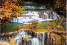 Tablou - Cascada Huay Mae Khamin, Thailanda (90x60 cm)