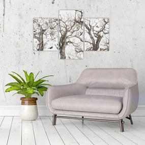 Tablou - Model de pădure, desen (90x60 cm)