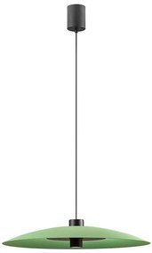 Redo 01-3019-LED Lustră suspendată pe cablu LARS LED/14W/230V+LED/10W Ø 60 cm CRI90 verde