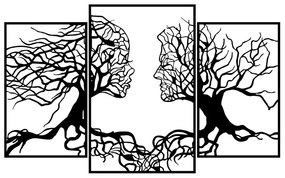 Decorațiune de perete Wallity Love on First Sight, negru