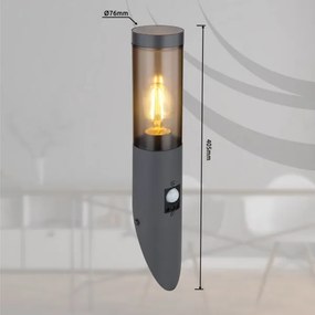 Aplică de exterior cu senzor BOSTON 1xE27/15W/230V IP44 Globo 3157SAS