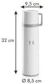 Termos cu cană Tescoma CONSTANT CREAM, 1 l