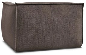 Fotoliu maro cu tapițerie din țesătură bouclé Giorgia – Bobochic Paris