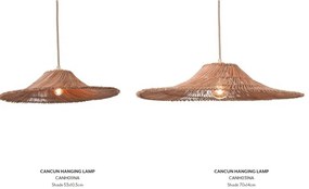 Lustra/Pendul Eco, Ratan Natural, Cancun, S