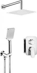 Alpinia Set de duș incastrat cu baterie BOX finisaj crom BXYZ0GAM