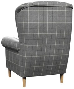 Fotoliu gri wing Swan – Ropez