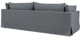 Canapea gri închis 244 cm Horn – Scandic