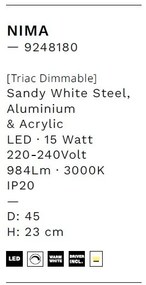 Plafoniera LED design decorativ NIMA D-45cm