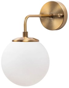 Aplică de perete albă/în culoarea bronz ø 15 cm Viran – Opviq lights