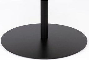 Măsuță de cafea în culoare naturală rotundă cu blat cu aspect de lemn de stejar ø 70 cm Yuri L – White Label