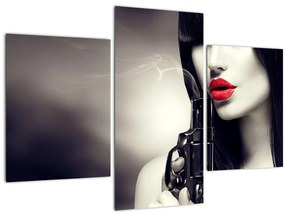 Tablou - Femeia misterioasă (90x60 cm)