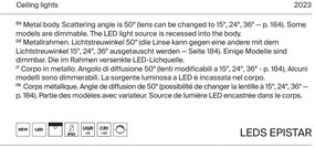 Plafoniera LED dimabila design tehnic Focus negru, 3000K
