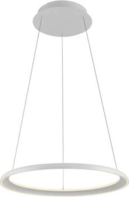Schöner Wohnen QUILLO lustră suspendată pe cablu, LED 36 W, 230 V, Ø 60 cm, reglabilă, albă (15570-16-LED)