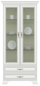 Vitrină cu sertare 2W2S, woodline crem, TIFFY 03