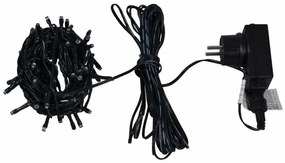 Lanț LED de Crăciun - 10 m, 100 LED, multicolor
