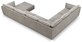 Colțar gri deschis (pe partea stângă) Vanda – Mazzini Sofas
