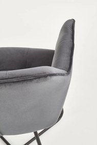 Scaun K377 velvet gri
