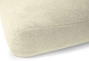Fotoliu bean bag crem cu tapițerie din țesătură bouclé Sofa Snug – SLOWDOWN