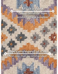 Covor tip traversă reversibil, țesut manual din lână 60x190 cm Kamal Oasis – Nouristan