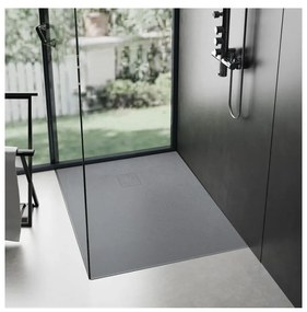 Rea Magnum Grey cadita de dus patrata x90 cm gri REA-K4106