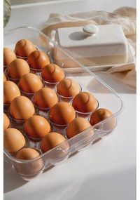 Organizator de frigider pentru ouă din plastic 33x21 cm – Casa De Engel